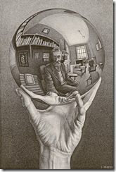 2 Hand with Reflecting Sphere