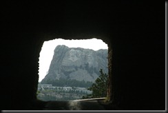 Mt. Rushmore through the tunnel